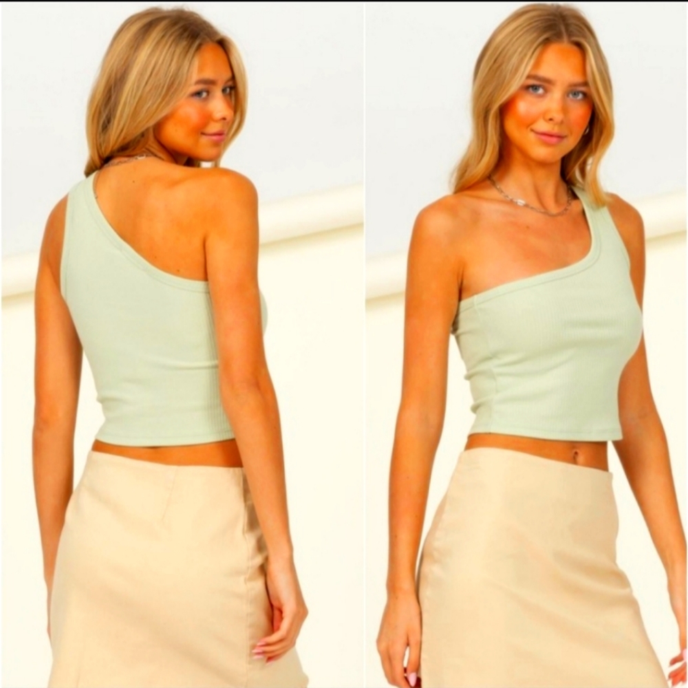 Asymmetric Crop Top